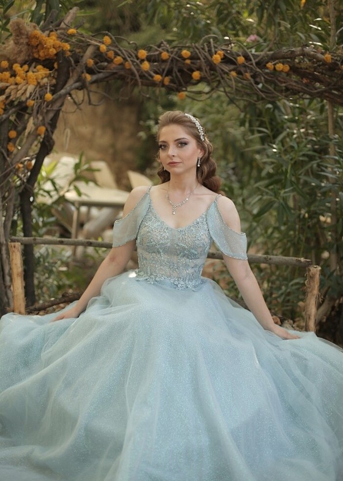 Buz mavisi #nişanlık #abiye #nışan - Görsel 3