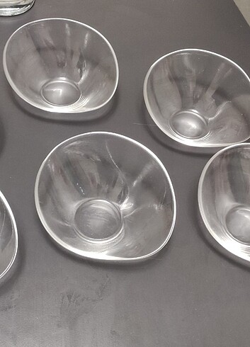 6'lı cam asimetrik çerez tabağı - Görsel 2