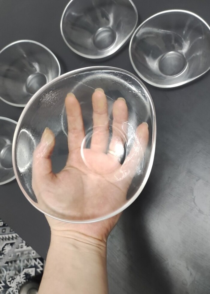 6'lı cam asimetrik çerez tabağı - Görsel 4