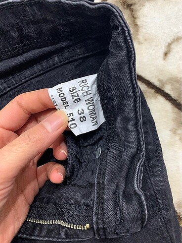 38 Beden gri Renk Kot pantolon