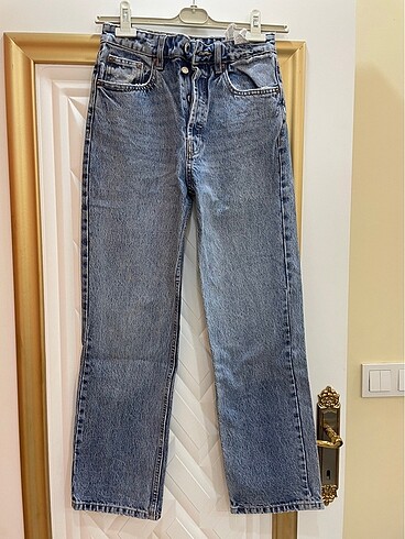 34 Beden mavi Renk Zara Pantolon