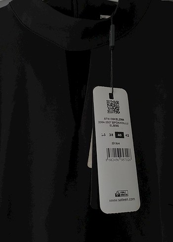 Uzun Kollu Siyah Kalem Elbise - Görsel 4