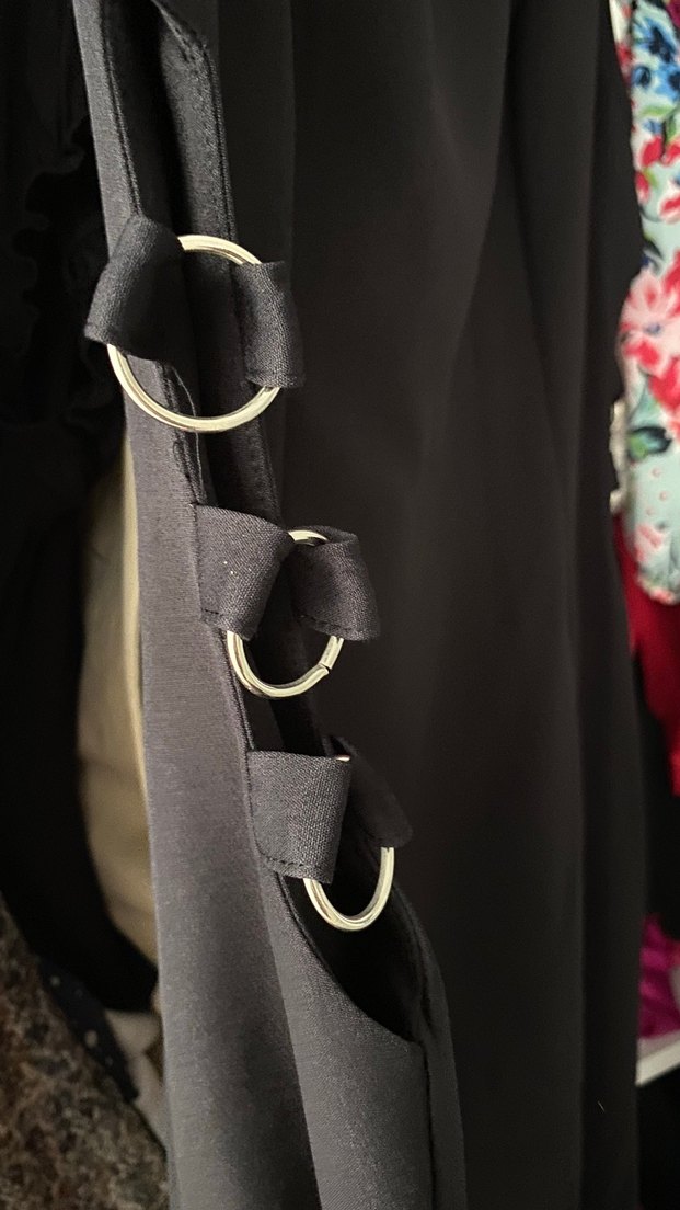 Siyah Drapeli Uzun Kadın davet Elbisesi - Görsel 2