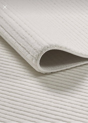 Krem Modern Düz Desenli Halı - Görsel 2