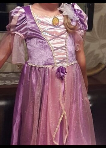 Kiz cocuk Rapunzel kostüm 