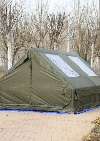 12 metrekare 4 mevsim soba çıkışlı şişme çadır - Görsel 2