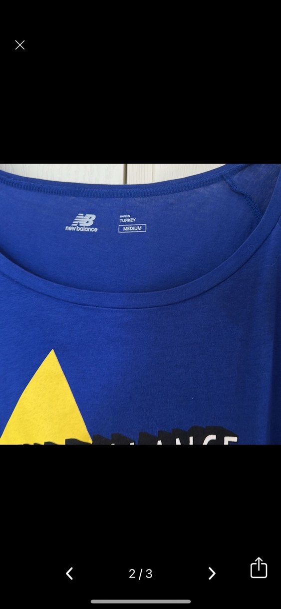 New Balance Baskılı Hamile Tişörtü - Görsel 2