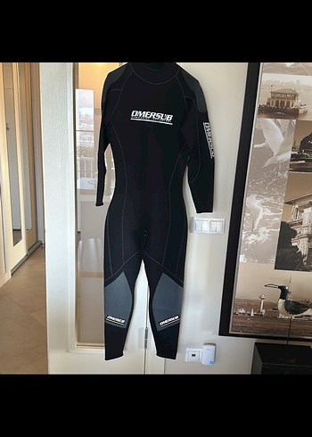 OMERSUN Siyah Fermuarlı Erkek Dalış kıyafeti - Görsel 2