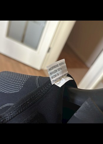 OMERSUN Siyah Fermuarlı Erkek Dalış kıyafeti - Görsel 6