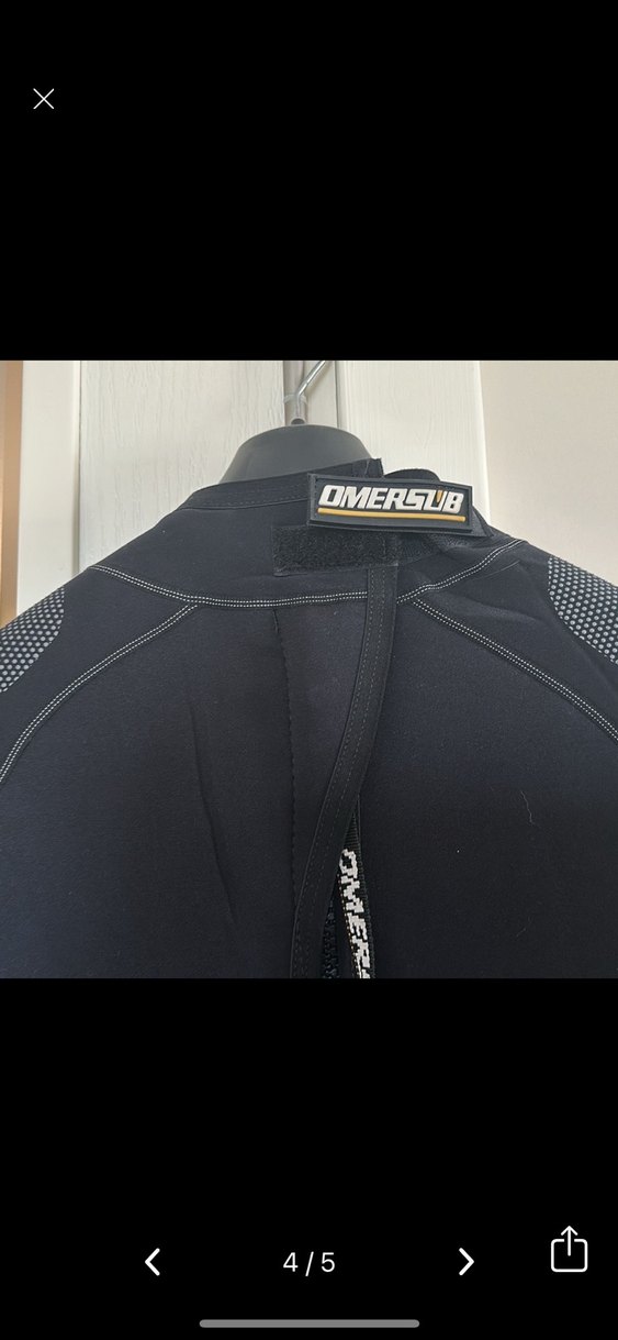 OMERSUN Siyah Fermuarlı Erkek Dalış kıyafeti - Görsel 5