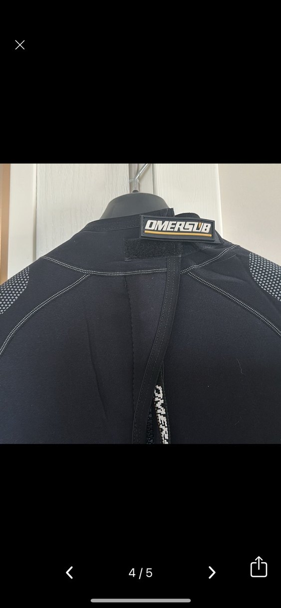 OMERSUN Siyah Fermuarlı Erkek Dalış kıyafeti - Görsel 4