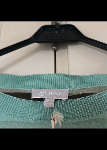 TWİST Turkuaz Transparan  Kadın Kazak - Görsel 2