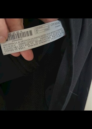 OYSHO Siyah Fermuarlı Yüksek Yakalı Kadın Ceket - Görsel 5