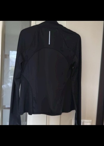 OYSHO Siyah Fermuarlı Yüksek Yakalı Kadın Ceket - Görsel 4