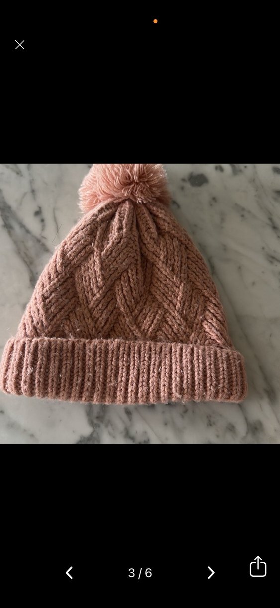 ZARA Pembe Örgü Çocuk Bere ve Boyunluk Seti - Görsel 3