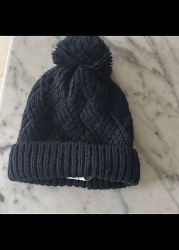 ZARA lacivert Kız çocuk Örgü Bere ve Boyunluk Seti - Görsel 4