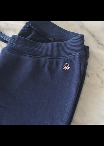 BENETTON Lacivert Rahat Kesim kız çocuk Eşofman Altı 13-14 yaş - Görsel 2