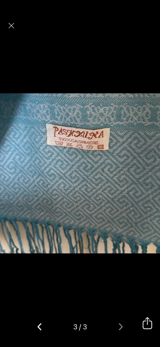 Mavi Bohem Kadın Şal cashmere - Görsel 3