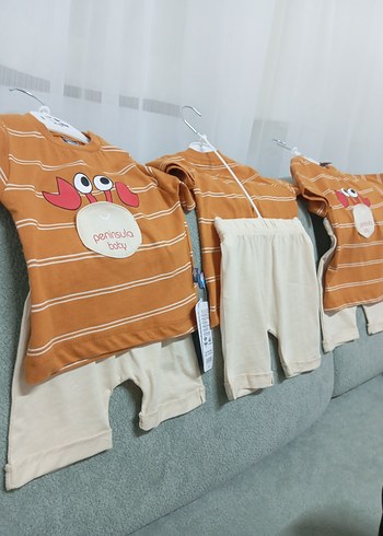9 Ay Beden Peninsula Baby Erkek Bebek Kısa Kollu Takım