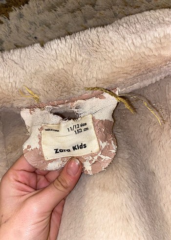 Bej Deri Ceket, Kürk Detaylı, Midi Boy - Görsel 7