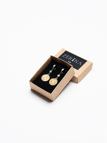 Zerina Mavi Cumhuriyet Küpe - Görsel 2