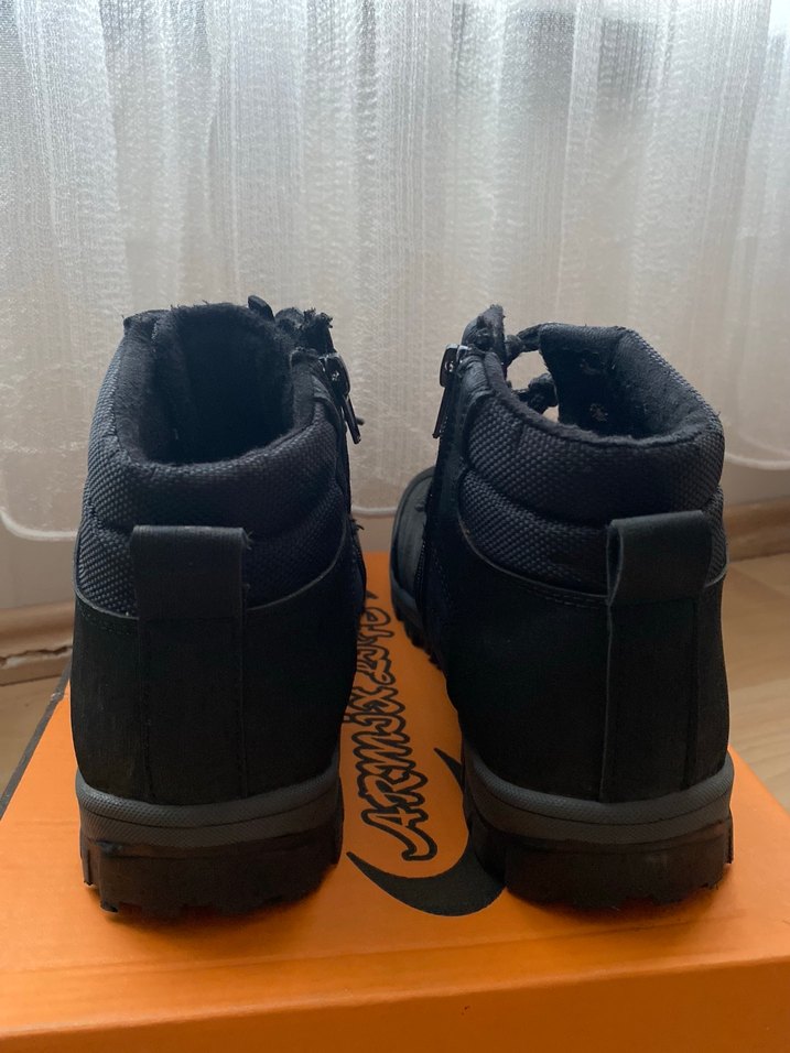 Siyah Erkek Lastik Bağcıklı Bot - Görsel 4