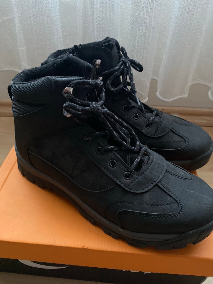 Siyah Erkek Lastik Bağcıklı Bot - Görsel 3