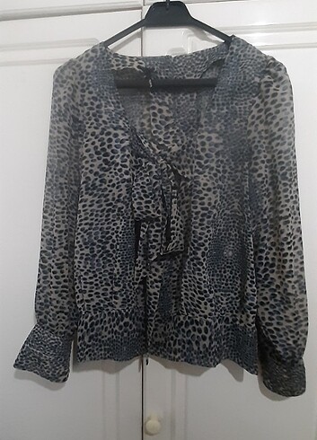 Batik Krep şık bluz,desenli