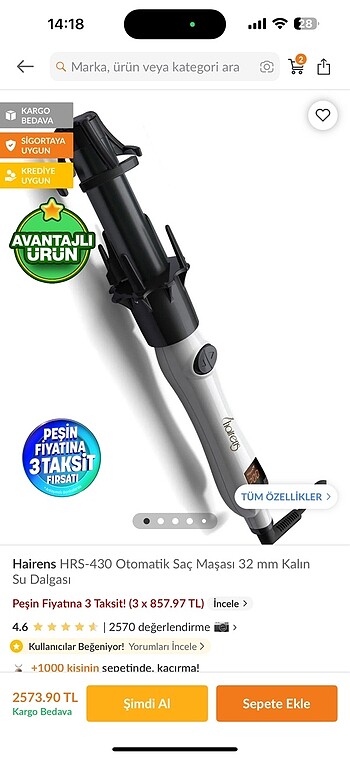Beden HAİRENS SAÇ MAŞASI