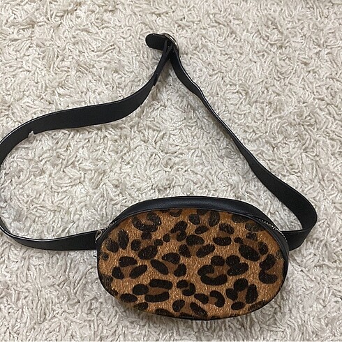 leopar bel çantası
