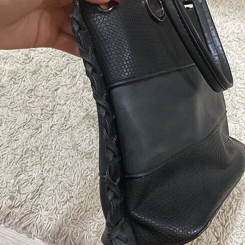 Beden siyah Renk siyah kol çantası