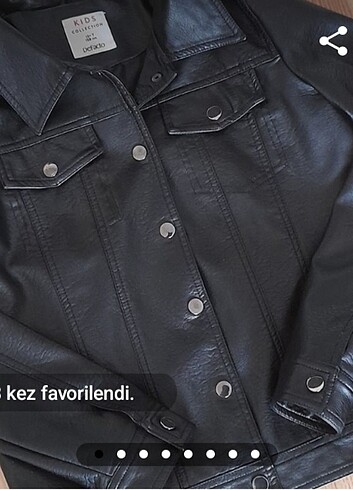 Defacto marka kiz cocuk deri ceket