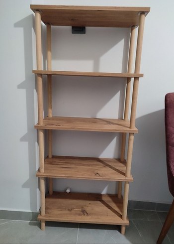 Çok amaçlı 5 Katlı Ahşap raf - Görsel 6