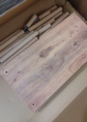 Çok amaçlı 5 Katlı Ahşap raf - Görsel 4