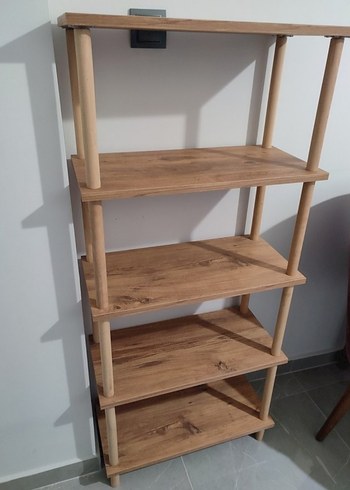 Çok amaçlı 5 Katlı Ahşap raf - Görsel 2