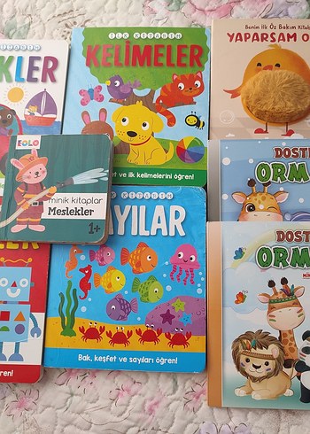  Beden karışık kitap ve oyuncak