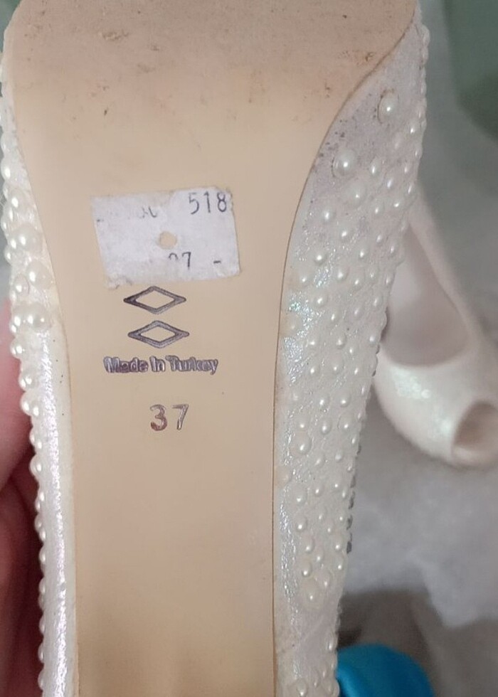 Topuklu gelin ayakkabısı  - Görsel 2