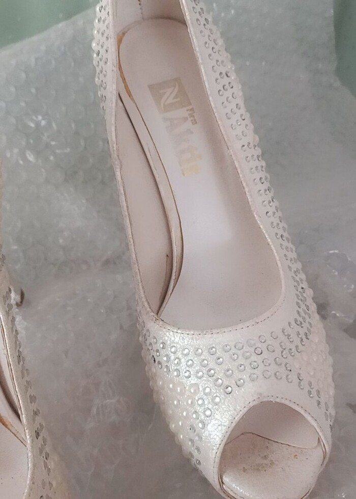 Topuklu gelin ayakkabısı  - Görsel 3