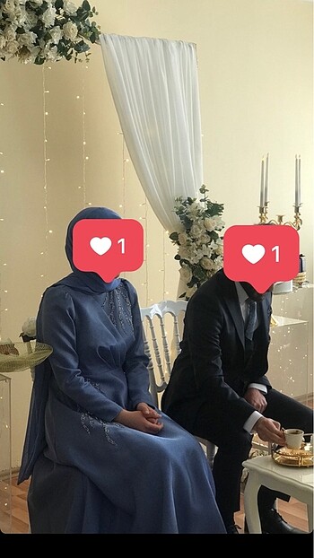 38 Beden Tesettür Nişan Elbisesi Abiye