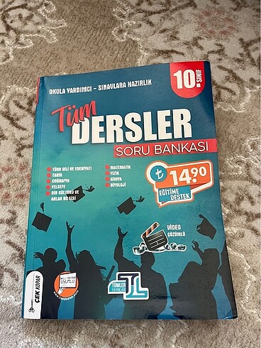 Tümler yayınları tüm dersler hiç çözülmemiş 10.sınıf test kitabı