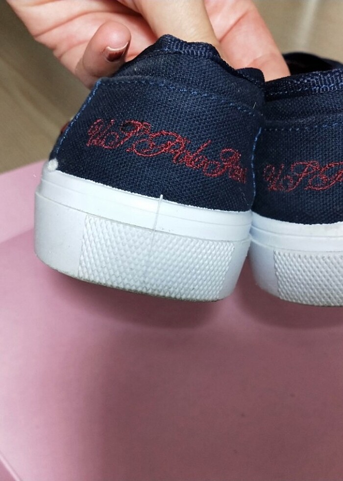 U.S POLO ASSN 36NUMARA LACİVERT AYAKKABI - Görsel 2