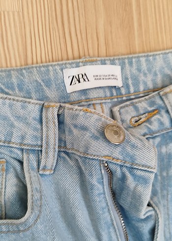 Zara Mavi Mom jean Denim Pantolon