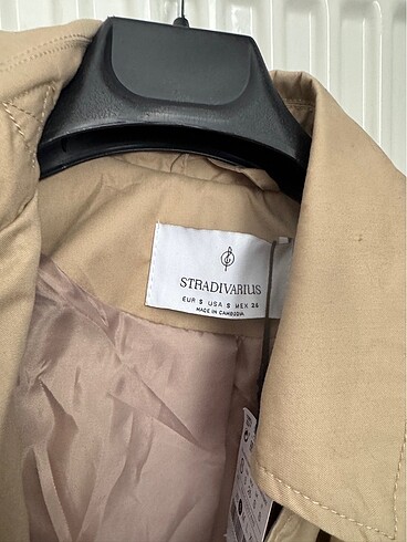 s Beden camel Renk Stradivarius trençkot