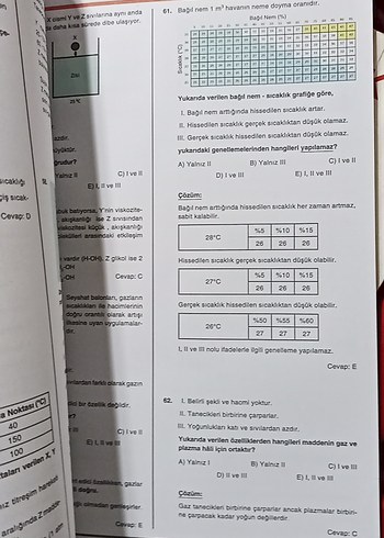  Beden Dört Dörtlük TYT Kimya Konu Pekiştirme Testleri