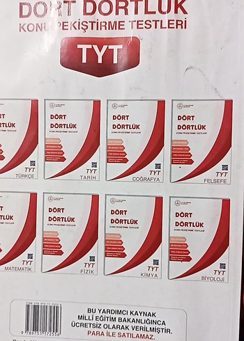  TYT Coğrafya Dört Dörtlük Konu Testleri