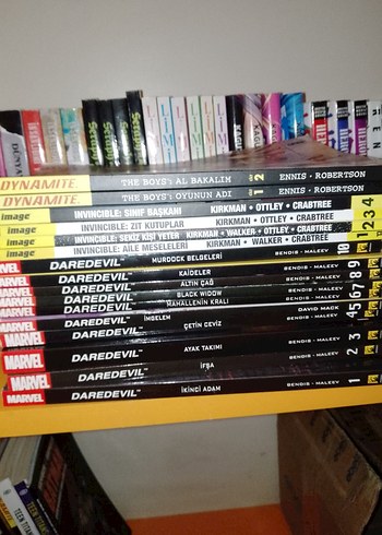 Daredevil ve Invincible Çizgi Roman Seti