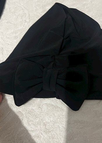 Kadın Siyah Pileli Gotik Şal bone 3 ayrı model - Görsel 7