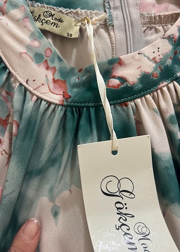 Uzun Bağlamalı Bohem Kadın elbise - Görsel 2