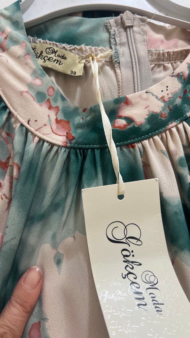 Uzun Bağlamalı Bohem Kadın elbise - Görsel 2