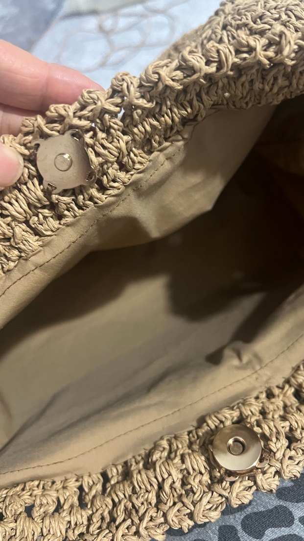 Motifli kâğıt ip Kadın Çanta - Görsel 2